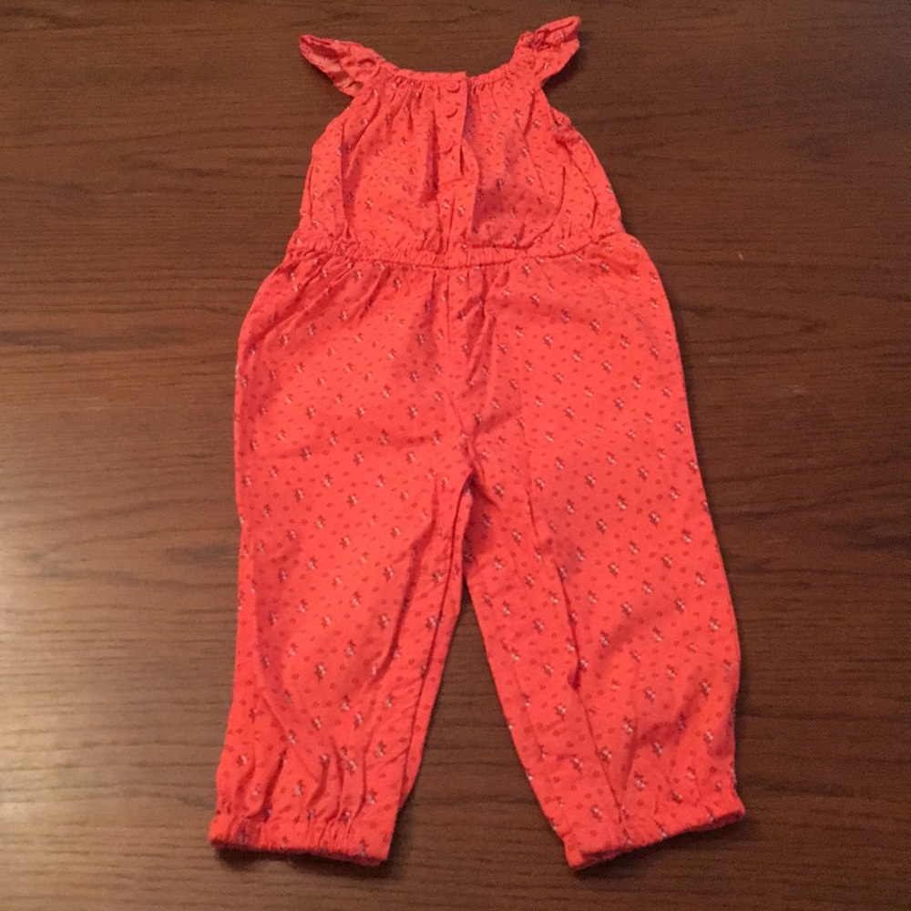BabyGap orange jumpsuit NWT 18-24 mo
